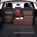 SUV car storage box organizer high quality leather